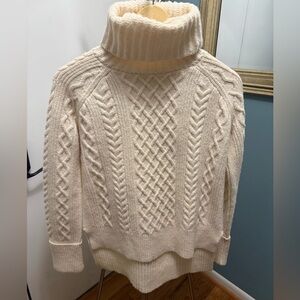Madewell Cableknit Turtleneck